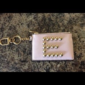 Tory Burch Monogram “E”, Coin/Card Mini Case